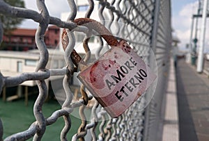 Eternal Love - Padlock photo